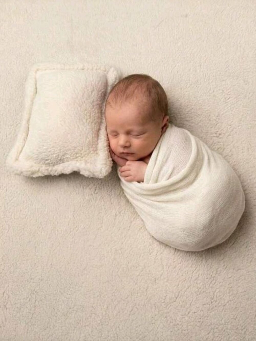 Newborn Baby Photography Blanket + Pillow Blanket